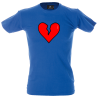 Camiseta hombre corazón roto