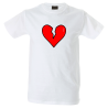 Camiseta hombre corazón roto