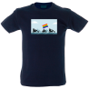 Camiseta hombre desfile motos lgbti