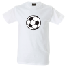 Camiseta hombre dibujo balón