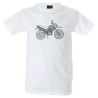 Camiseta hombre dibujo una moto