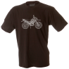 Camiseta hombre dibujo una moto