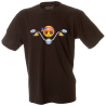 Camiseta hombre emoji motero