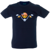 Camiseta hombre emoji motero