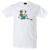 Camiseta hombre esqueleto playero