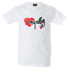 Camiseta hombre i love dog