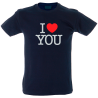 Camiseta hombre i love you