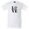 Camiseta hombre love fútbol