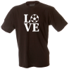 Camiseta hombre love fútbol