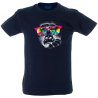 Camiseta hombre mono hipy