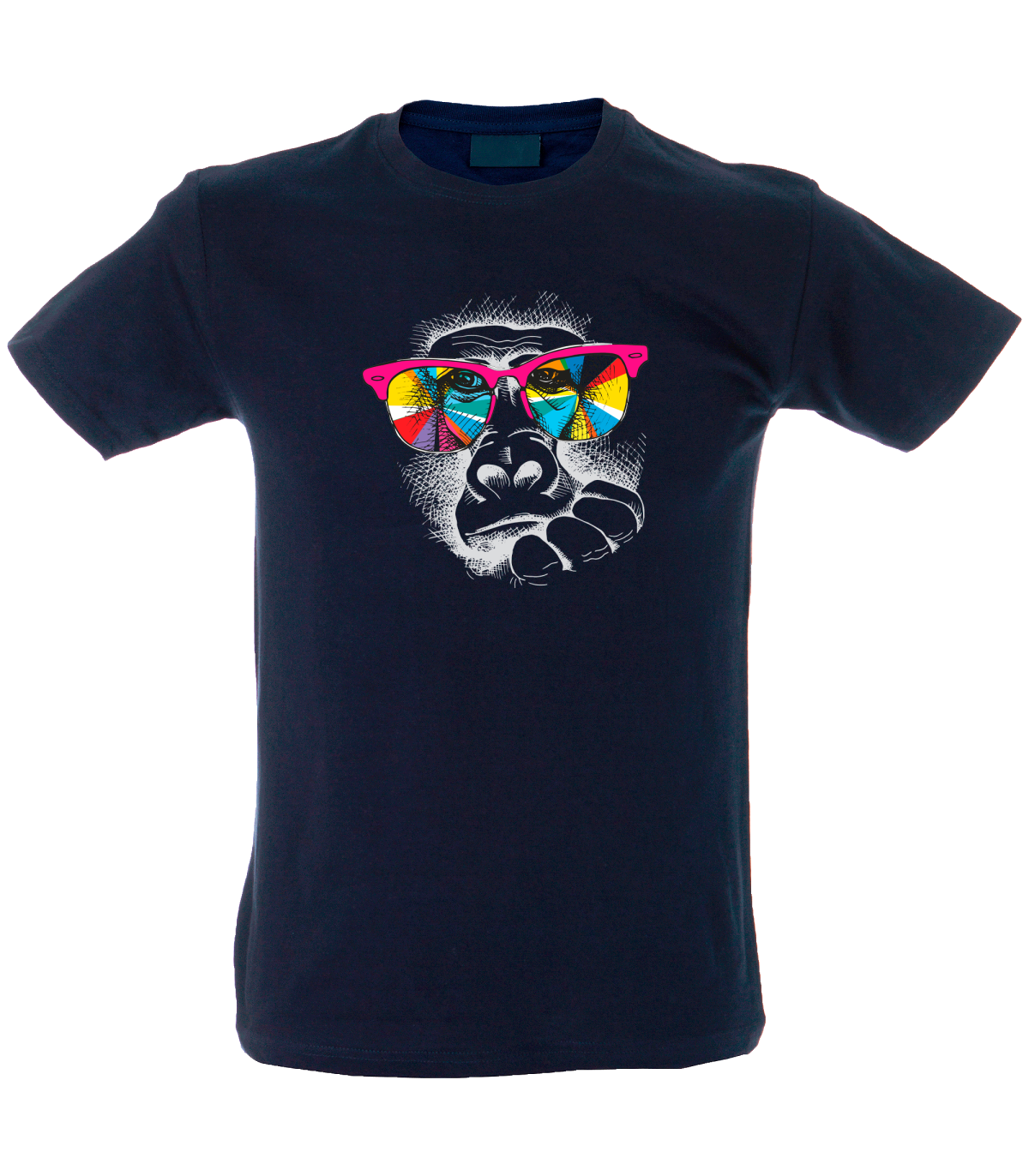 Camiseta hombre mono hipy