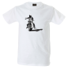 Camiseta hombre motero casco