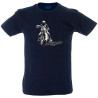 Camiseta hombre motero casco