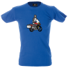 Camiseta hombre moto baúl