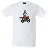 Camiseta hombre moto baúl