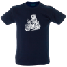 Camiseta hombre moto chopper oso