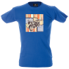 Camiseta hombre moto rayada