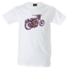 Camiseta hombre moto retro