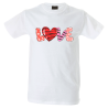 Camiseta hombre love estampado