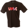 Camiseta hombre love estampado