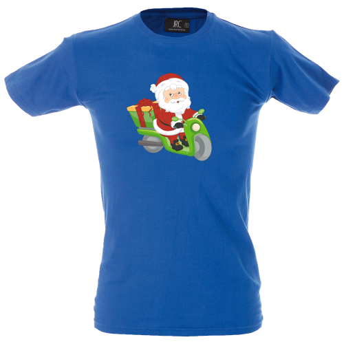 Camiseta hombre noel moto