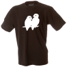 Camiseta hombre pareja aves