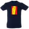 Camiseta hombre puño bandera España