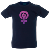 Camiseta hombre símbolo feminista