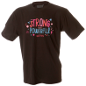 Camiseta hombre strong powerful woman