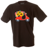 Camiseta hombre vespa flores