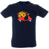 Camiseta hombre vespa flores