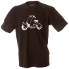 Camiseta hombre vespa sillín bajo