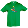 Camiseta infantil mono moto