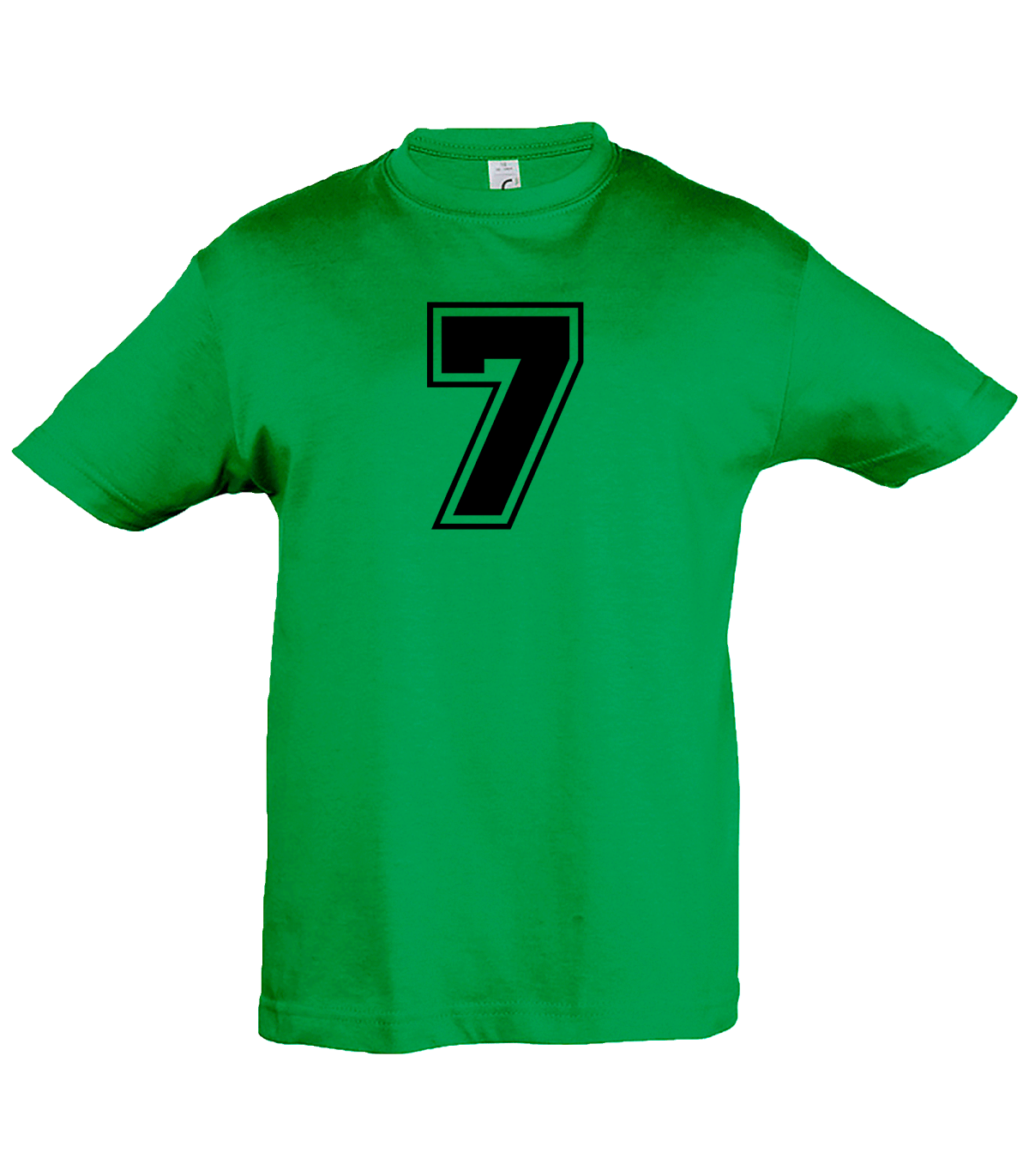 Camiseta infantil número 7