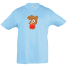 Camiseta infantil oso corazón