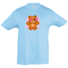 Camiseta infantil oso piruleta corazones