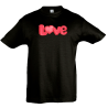 Camiseta infantil palabra love