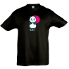 Camiseta infantil panda paraguas