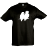 Camiseta infantil pareja aves