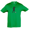 Camiseta infantil silueta jugador