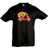 Camiseta infantil vespa flores