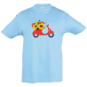 Camiseta infantil vespa flores