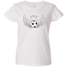 Camiseta mujer balón alas