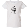 Camiseta mujer calavera serpientes