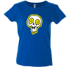 Camiseta mujer calavera derretida