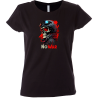 Camiseta mujer calavera no war