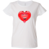 Camiseta mujer corazón enamorado