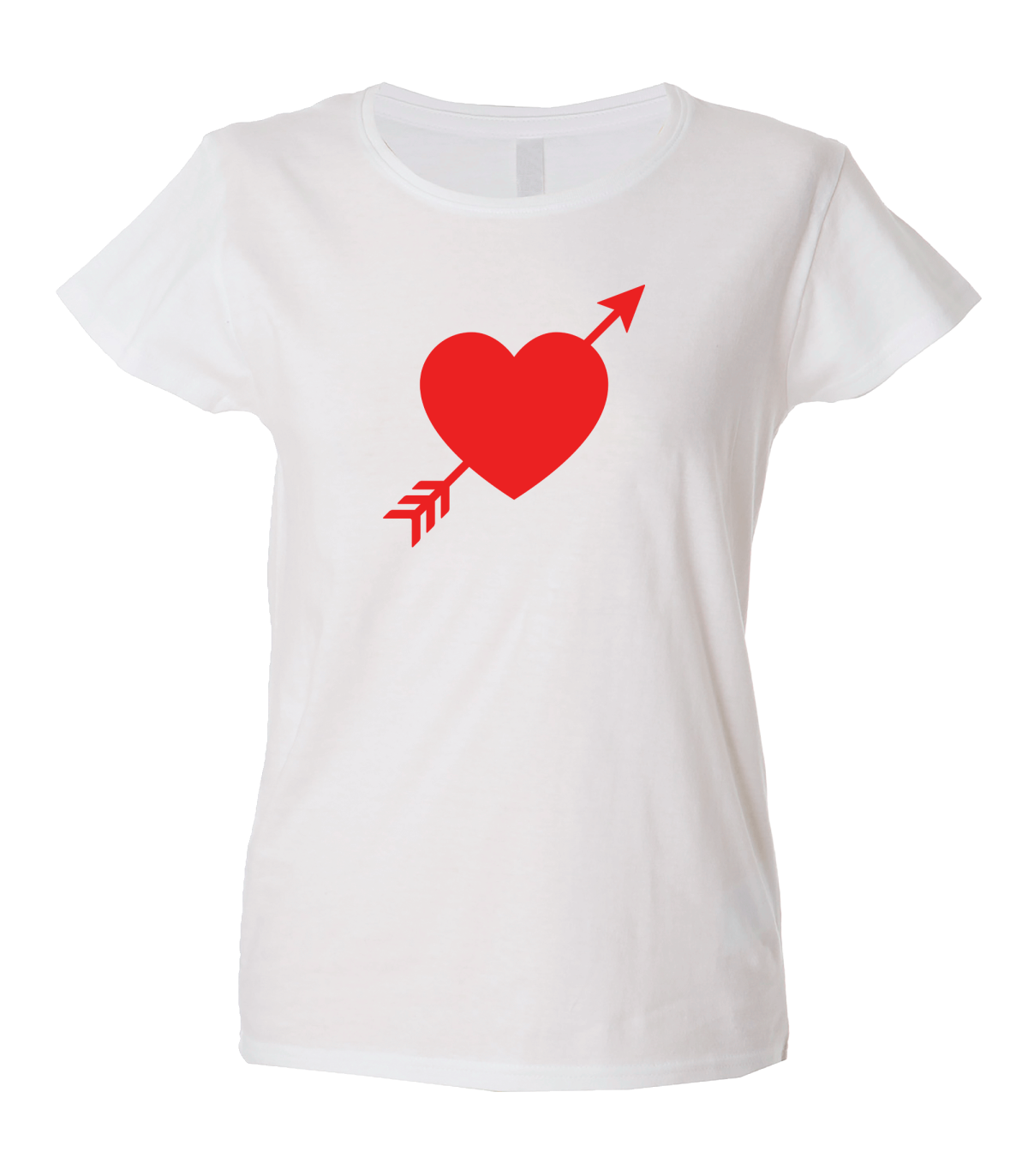 Camiseta mujer corazón flecha