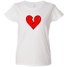 Camiseta mujer corazón roto