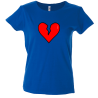 Camiseta mujer corazón roto